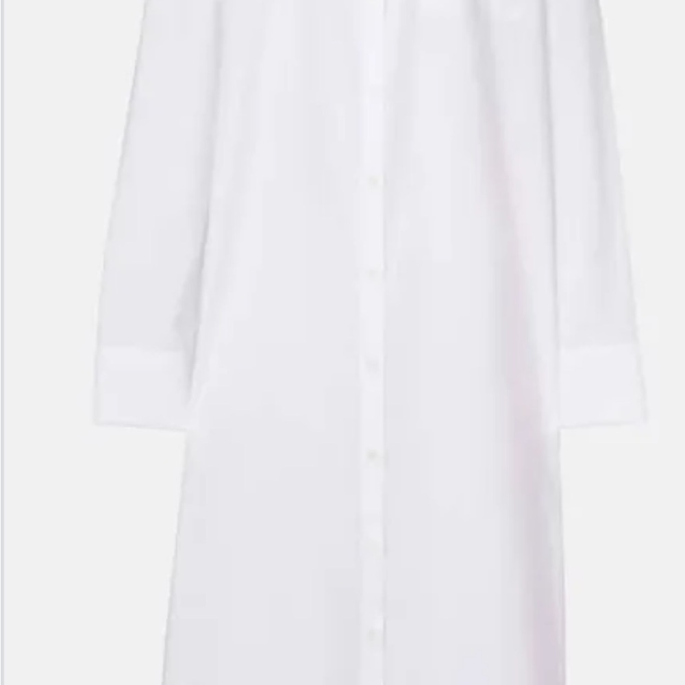 COS Ivory Collared Shirt Dress